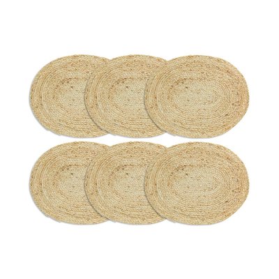 Sets de table en jute (Lot de 6) AUBRY GASPARD