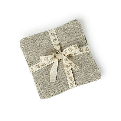 Sous-verres (x4) toile de coton LOUIS FEBRONIE