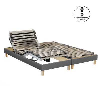 Lit électrique à latte revêtement tissu LA REDOUTE INTERIEURS