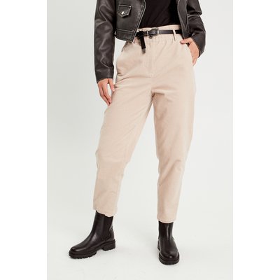 Pantalon carotte beige femme La Redoute