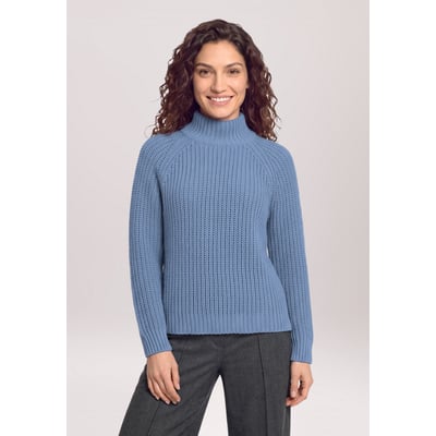 Pull-over en maille à col droit CARTOON