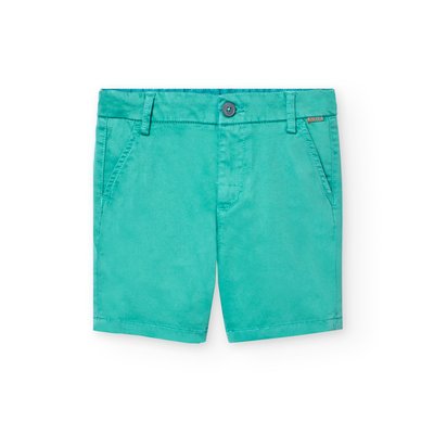 Bermuda uni avec passants à la taille BOBOLI