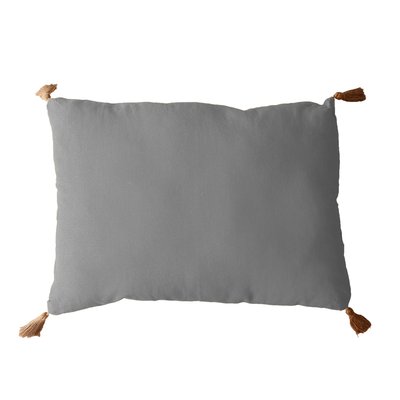 Coussin avec pompons en jute HOME MAISON