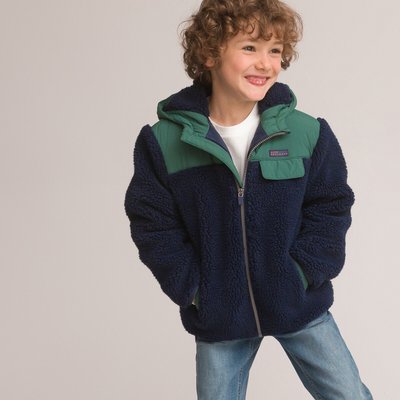 Recycled Sherpa Hooded Jacket LA REDOUTE COLLECTIONS