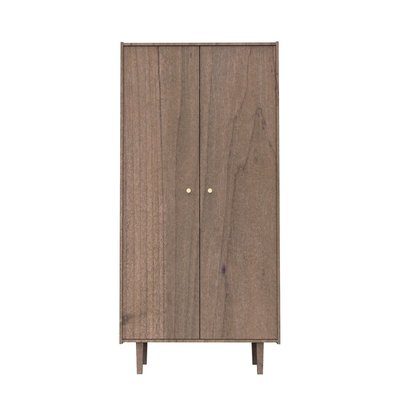 Armoire 2 portes bois et boutons métal SAUTHON