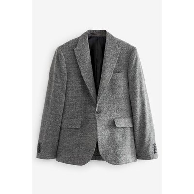 Veste de costume slim texturée en maille e NEXT