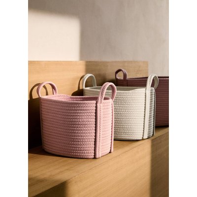 Petit panier enfant en coton avec anses MANGO HOME