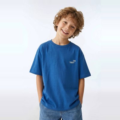 T-shirt manches courtes imprimé en coton BIO GOTS MONOPRIX