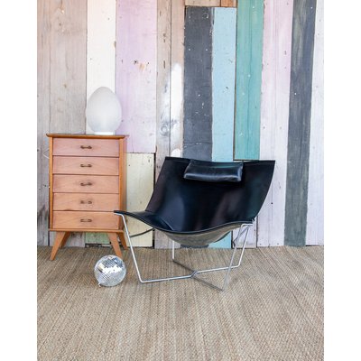 Fauteuil en cuir Jakob N°190 - Bon état DEBONGOUT