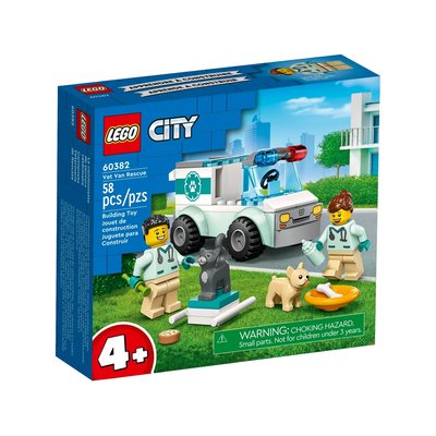 City L'intervention du véhicule vétérinaire LEGO