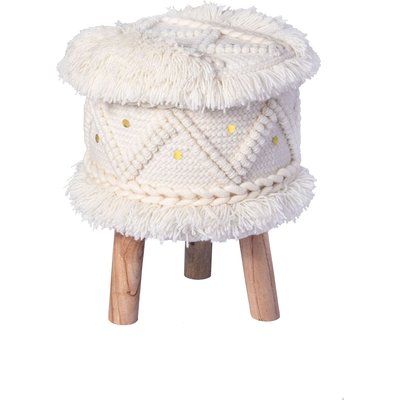 Tabouret en laine, rond, Bohist 525 ARTE ESPINA