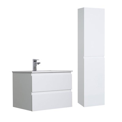 Meuble simple +vasque +colonne SORRENTO MOB IN