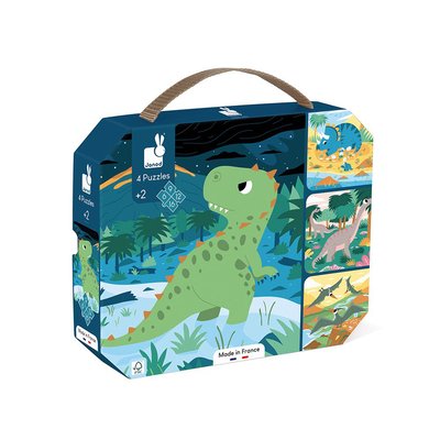 Puzzle Enfant Dinosaures, 6 À 16 Pièces, Dès 2 Ans JANOD