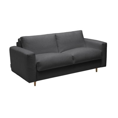 Canapé droit convertible 3 places en tissu bouclette couchage 140x200 cm, COCOONE BOBOCHIC