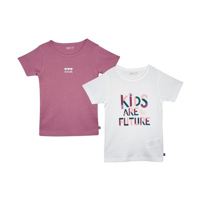 Lot de 2 tee shirts mariana manches courtes enfant SUCRE D'ORGE