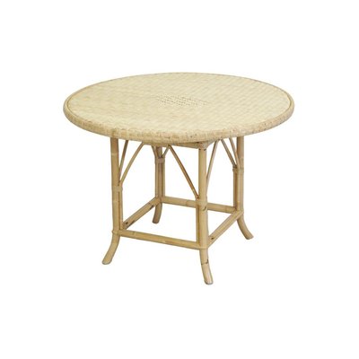 Table ronde en rotin naturel Ø 100 AUBRY GASPARD