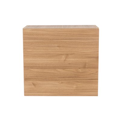 Rangement mural fermé carré finition bois clair L55 cm ETERNEL MILIBOO