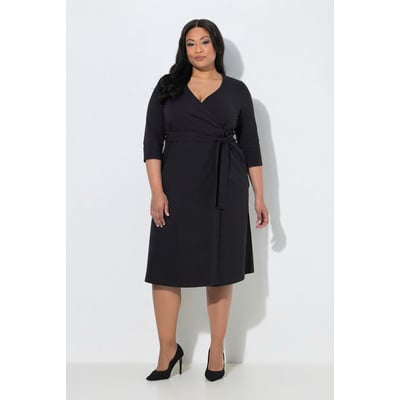 Robe portefeuille, coupe en A, col en V ULLA POPKEN