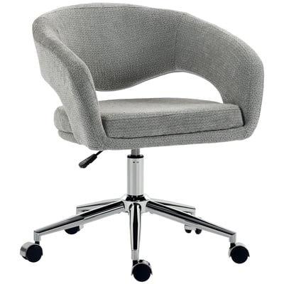 Chaise de bureau Chenille (100 % polyester) HOMCOM