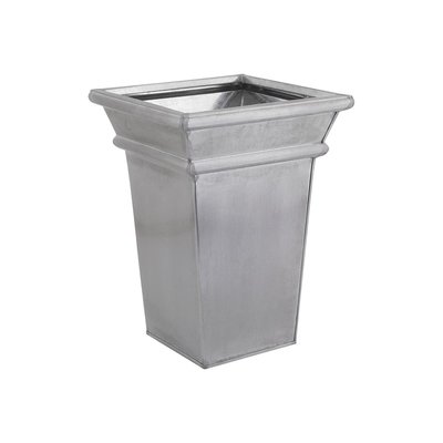 Vase en zinc brossé 28 x 28 x 38 cm AUBRY GASPARD
