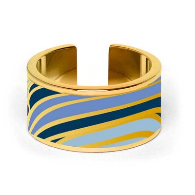 Bague Acier Tokyo Vague DRAEGER PARIS