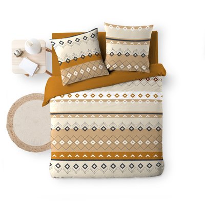 Housse de couette + taies Collection Geo xena DOUCEUR D'INTÉRIEUR