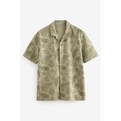 Chemise en jersey texturé à manches courtes NEXT