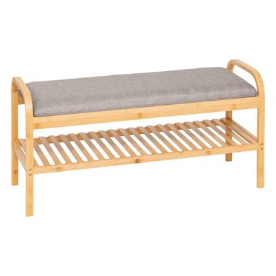 Banc range chaussures pour 4 paires en bambou ATMOSPHERA