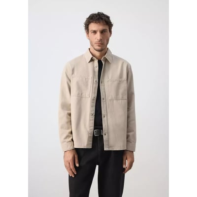 Surchemise en jean poches MANGO MAN