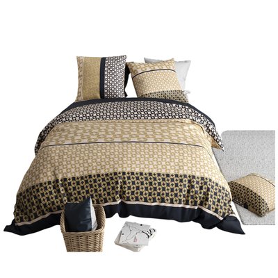 Housse de couette +  taies Collection Luxore EDEN