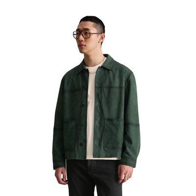 Veste en cuir régulière en cuir de chèvre souple MARC O’POLO DENIM