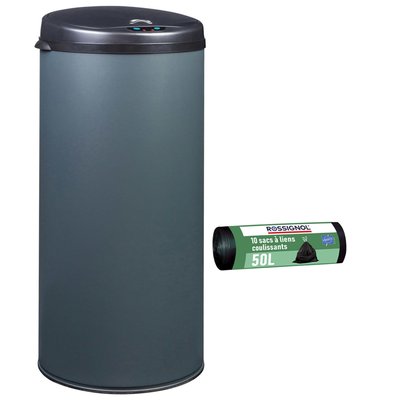 Poubelle de cuisine automatique 45L et 10 sacs poubelle 50L - SENSITIVE ROSSIGNOL