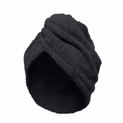 Serviette de tête coton 57 fils éponge fermeture élastique TURBAN LINANDELLE