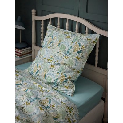Taie d'oreiller percale de coton "Forêt Magique" CYRILLUS