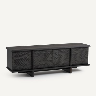 Buffet 4 portes en chêne, caffé grigliato, Gouge AM.PM