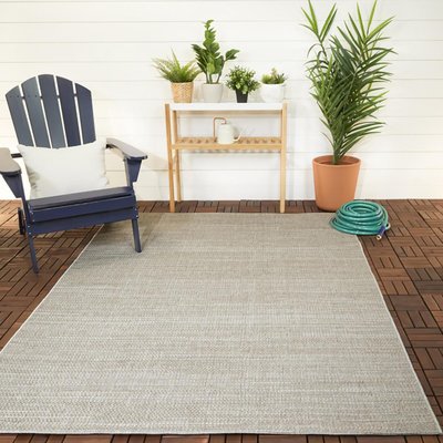 Tapis extérieur tissé kilim rectangle BOTANI 3 UN AMOUR DE TAPIS
