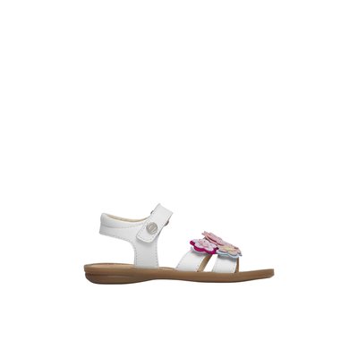 Sandales en cuir avec fleurs appliquées MASOUN NATURINO