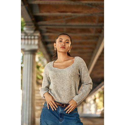 Pull col carre femme La Redoute