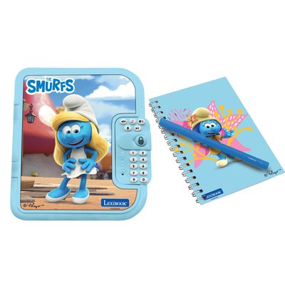 Journal intime électronique avec coffre-fort Schtroumpfs LEXIBOOK