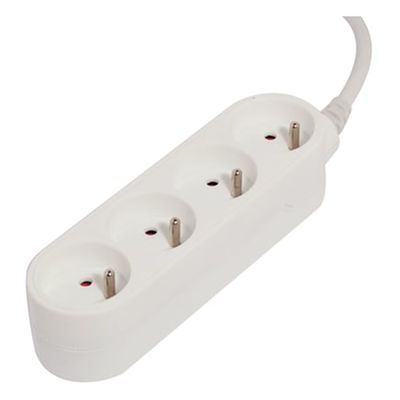Bloc Multiprises Design 4 X 16a 1,5m Blanc DIO