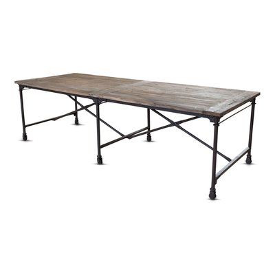 Table de tapissier en fer et orme WINDSOR CHEHOMA