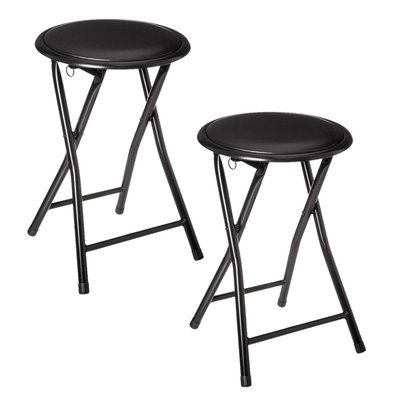 Lot de 2 Tabourets pliants en PVC ATMOSPHERA