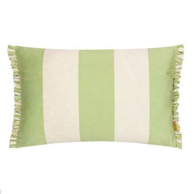 Araya Striped Velvet Cushion FURN.