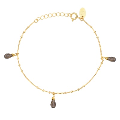 Bracelet danaé quartz fumé CAROLINE NAJMAN