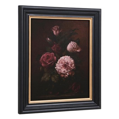 Toile bouquet de roses INTERIOR'S