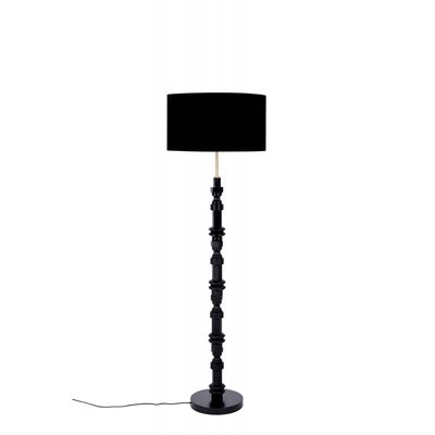 Lampadaire de salon noir Totem desk par ZUIVER
