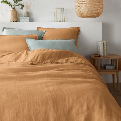 Bettbezug Léone, gewaschenes Leinen LA REDOUTE INTERIEURS
