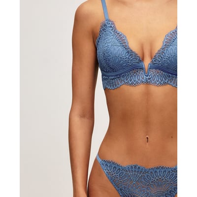 Soutien-gorge triangle push-up en dentelle florale HEARTGIRLIZ UNDIZ
