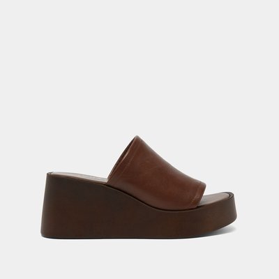 Mules plateforme en cuir Eugene JONAK