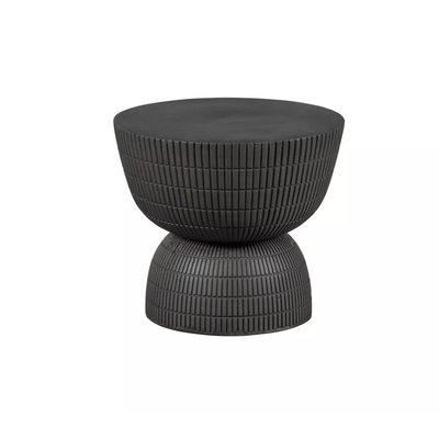 Table basse ronde en fibre de verre - SAMSON WOOOD